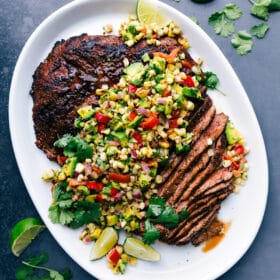 Flank Steak with Corn Salsa