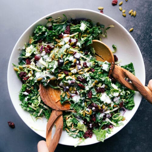 Costco Kale Salad (BEST Poppyseed Dressing) Chelsea's Messy Apron