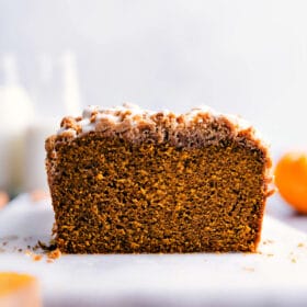 Pumpkin Bread with Streusel Topping