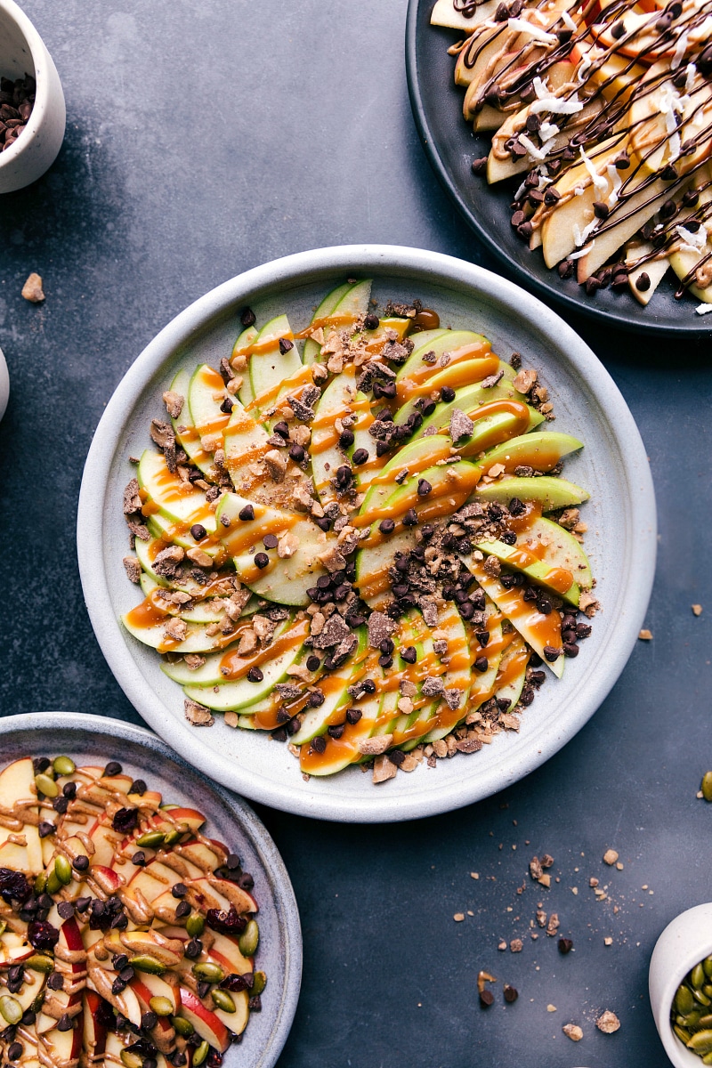 Overhead image of Apple Nachos