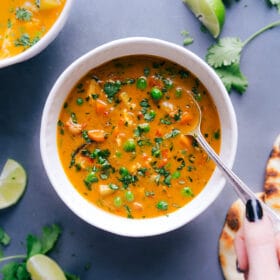 Green Curry Noodle Soup