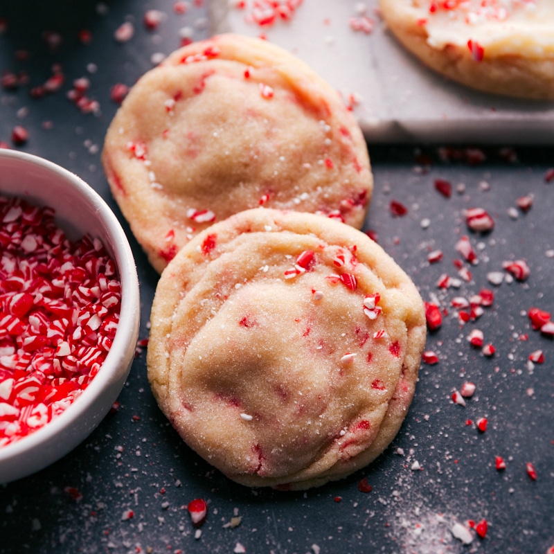 Peppermint Crunch Sugar Cookies