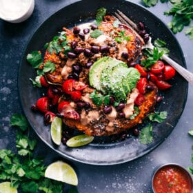 Taco Stuffed Sweet Potatoes