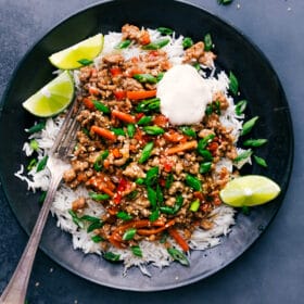 Indian Ground Turkey Bowls (Great Meal Prep!)