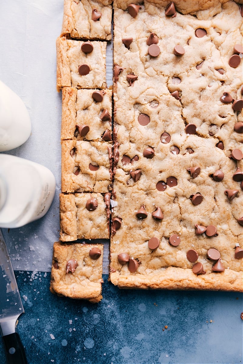 Overhead image of Cookie Bars.