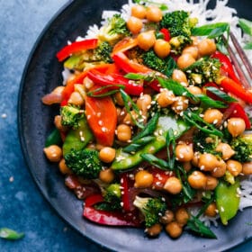 General Tso Chickpeas