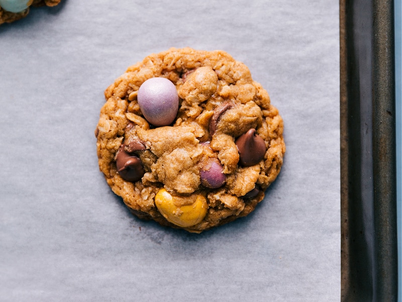 Close-up view of an Easter Cookie