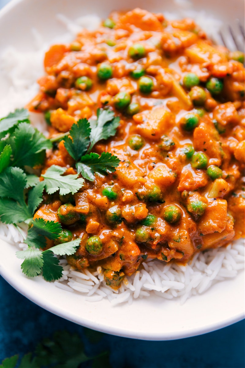 Vegetable Masala over Basmati rice