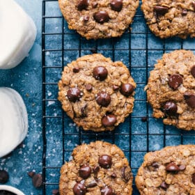 Coconut Oil Oatmeal Cookies