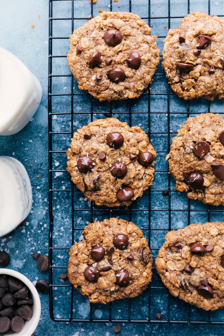 Healthy Oatmeal Chocolate Chip Cookies Chelsea's Messy Apron