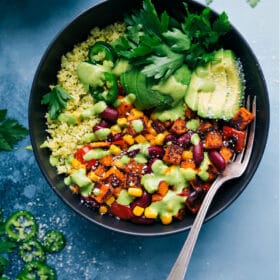 Kidney Bean Bowls (With Sweet Potatoes!)