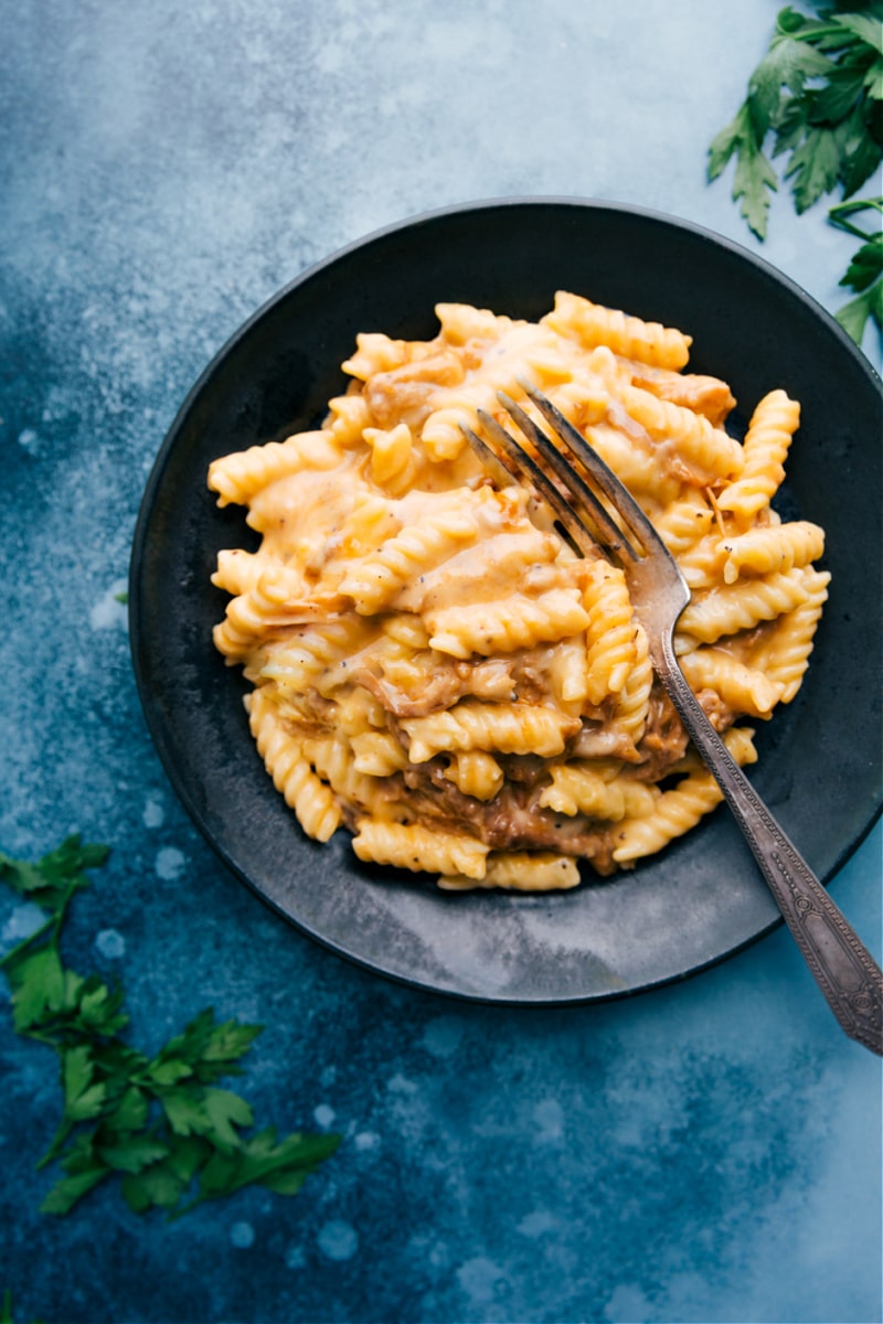 BBQ Pork Mac and Cheese 