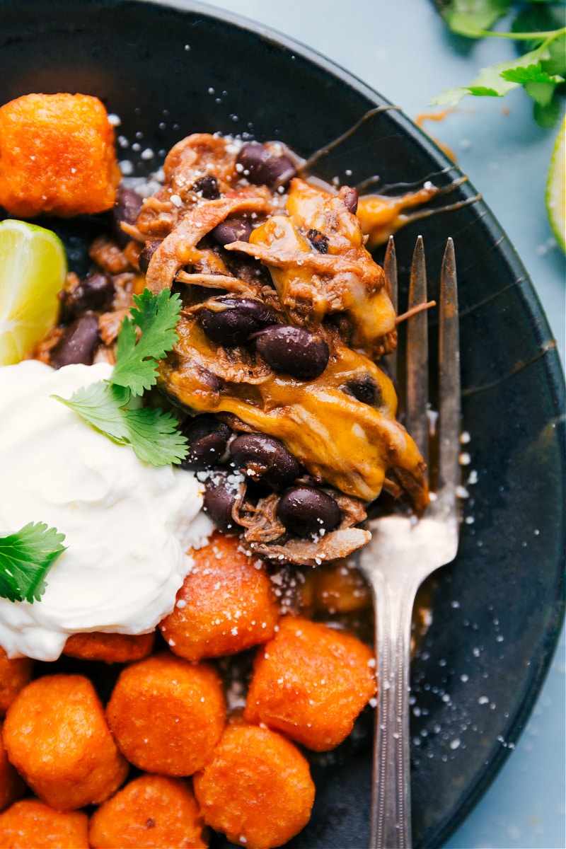 Deconstructed Beef Totchos