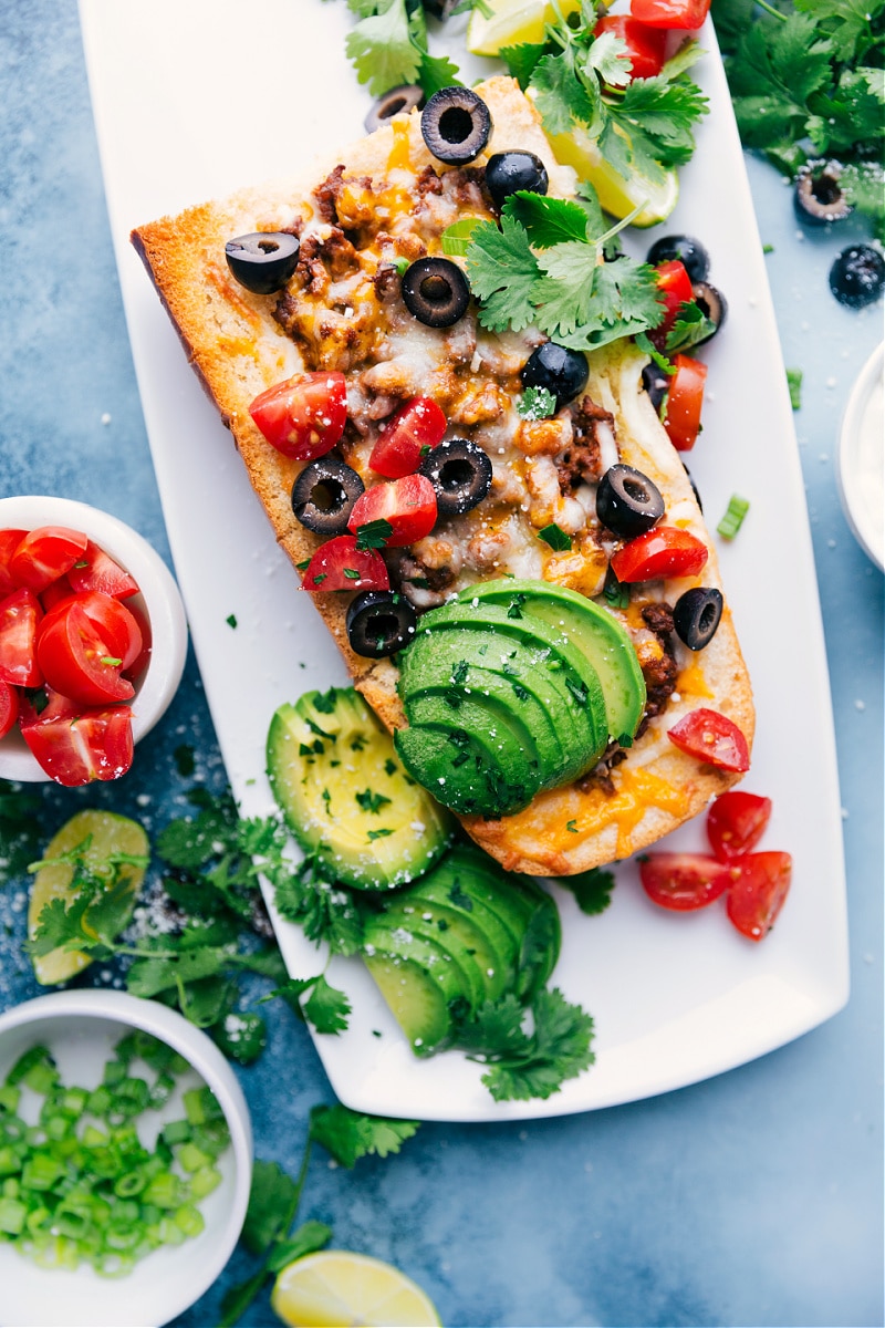 French Bread Taco Pizza