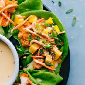 Cashew Chicken Wraps