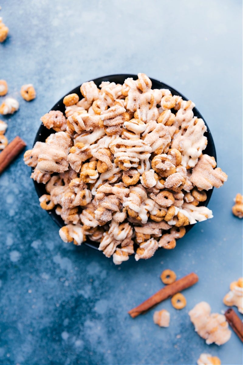 Overhead image of the Churro Cheerios