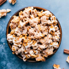 Cinnamon Roll Popcorn