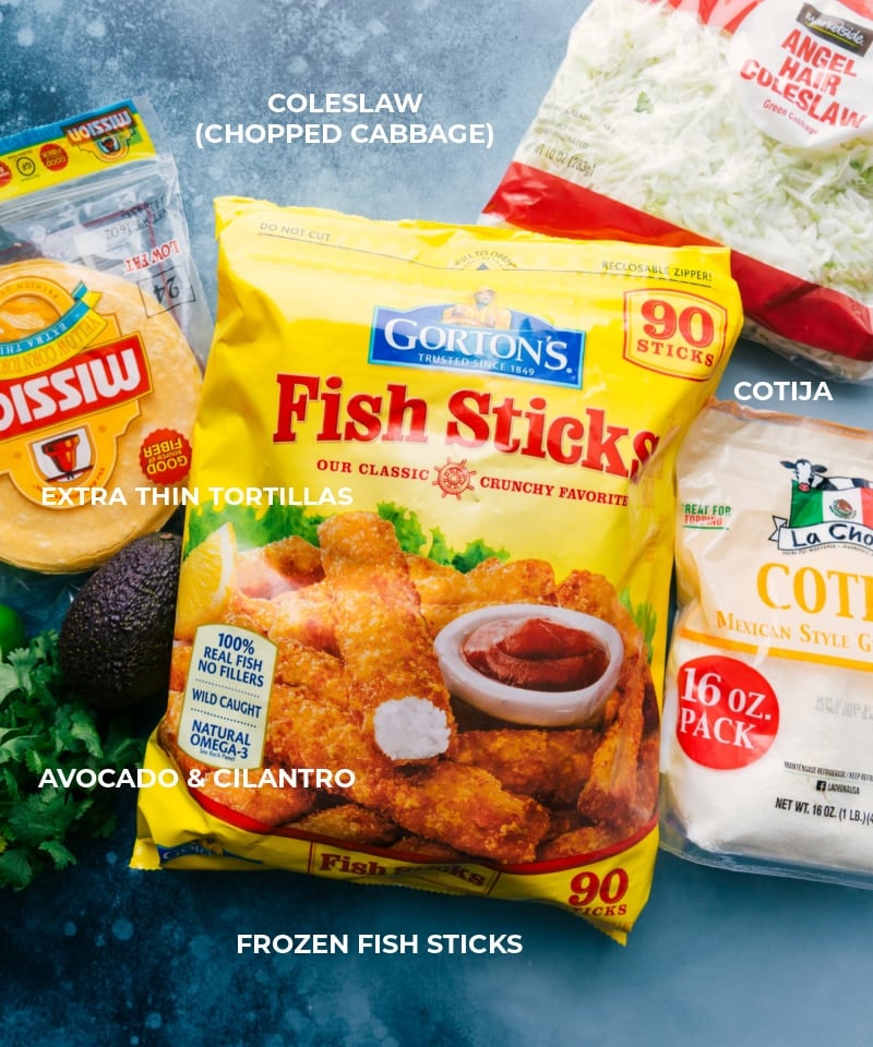 Ingredient shot-- image of all the ingredients used in this dish
