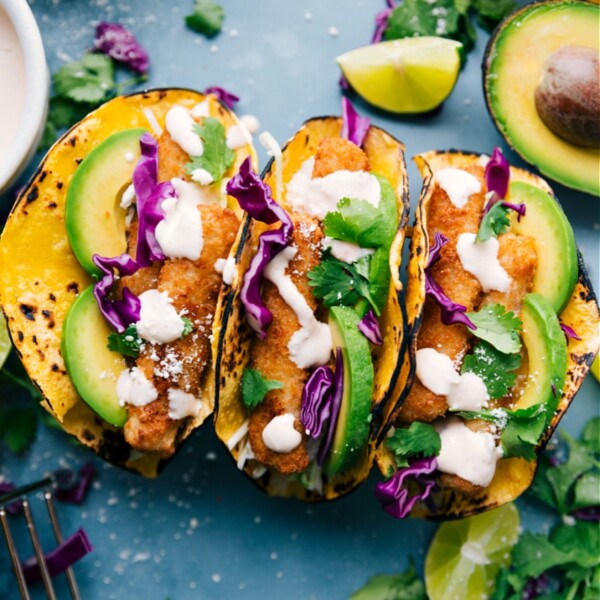 Fish Stick Tacos (BEST Sauce!) - Chelsea's Messy Apron