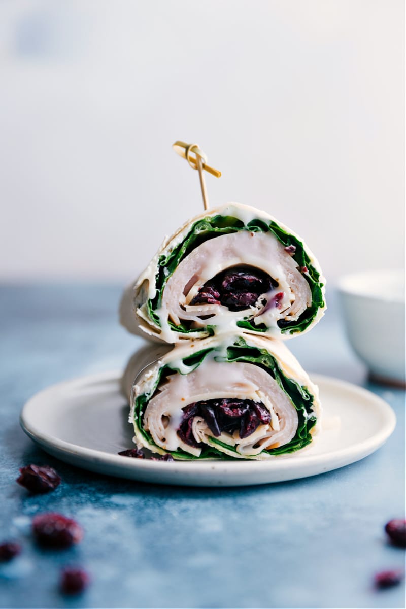 Back-To-School Lifesavers--Turkey Cranberry Wraps