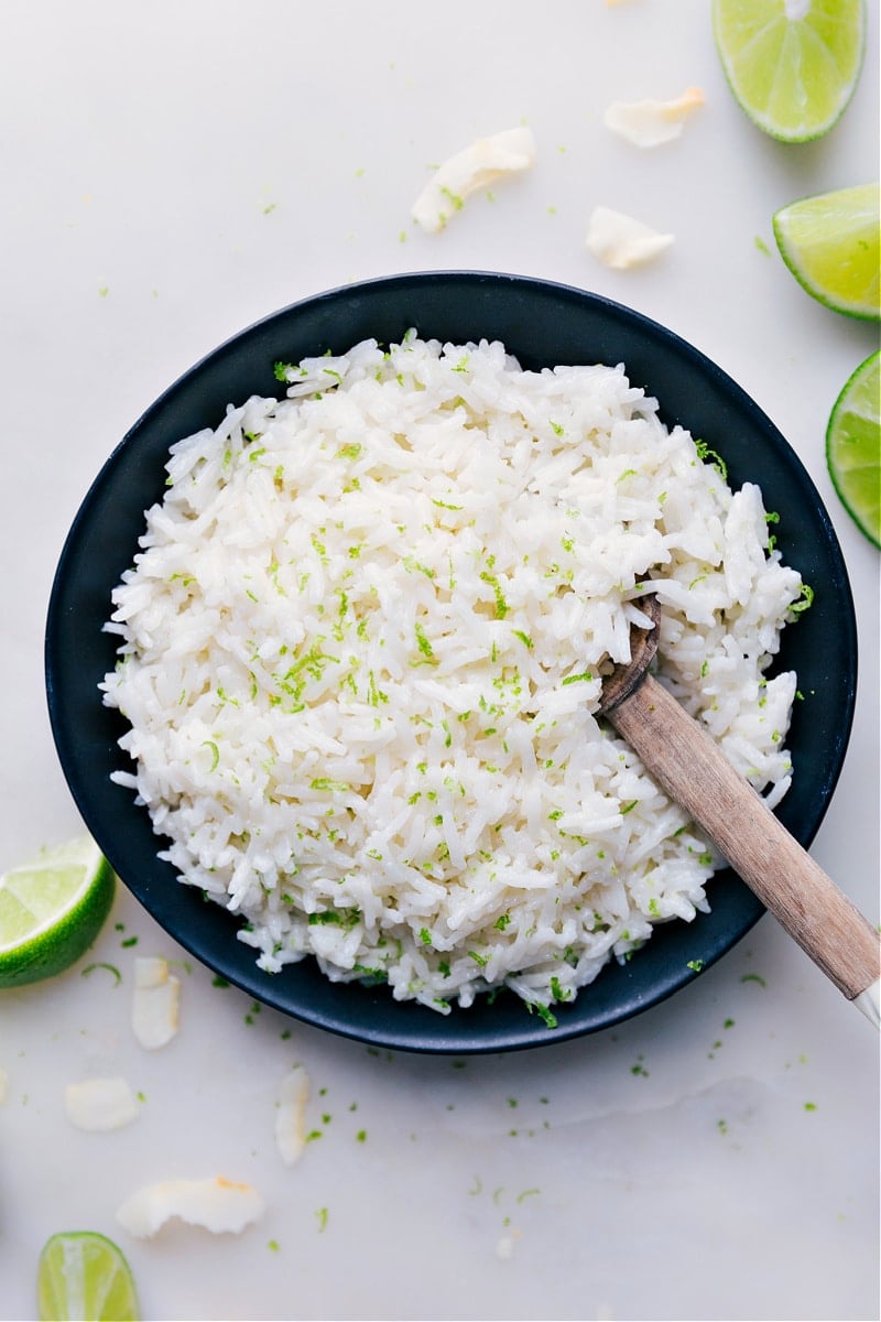 Overhead image of Coconut Rice