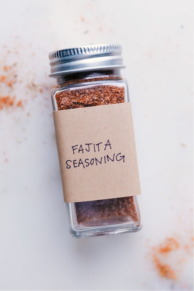 Image of Fajita Seasoning in a jar