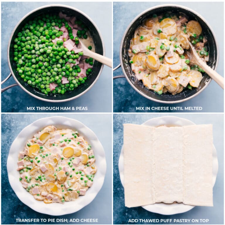 Ham and Potato Pot Pie (QUICK & Easy!) Chelsea's Messy Apron