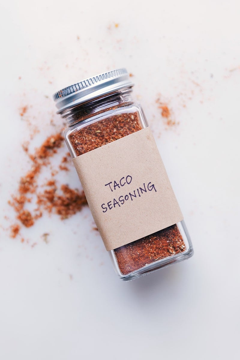 Image of a jar full of Taco Seasoning