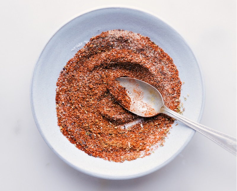 Overhead image of Taco Seasoning all mixed together