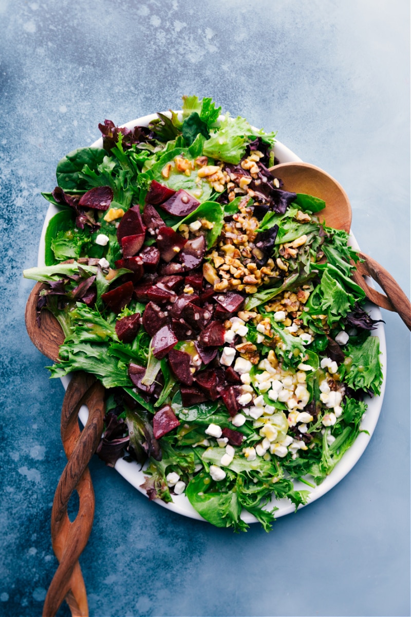 Beet, Goat Cheese, and Walnut Salad