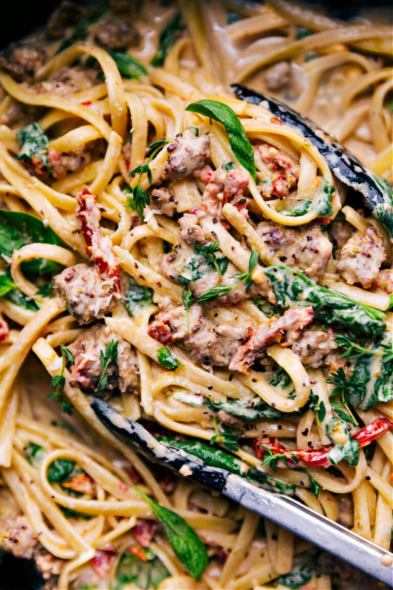 Creamy Sausage Pasta Chelsea's Messy Apron