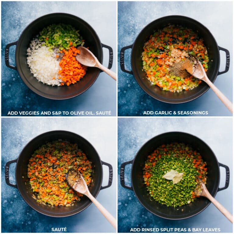 Vegetarian Split Pea Soup Recipe - Chelsea's Messy Apron