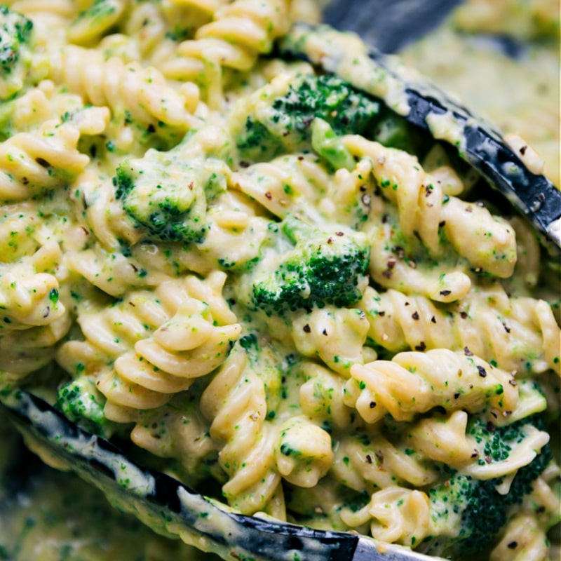 Close-up of Broccoli Pasta