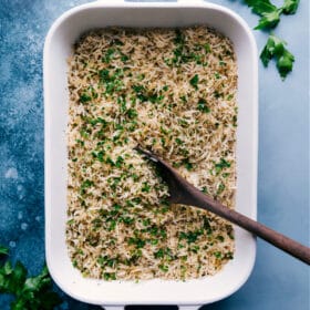 Herb Rice (In ONE Dish!)