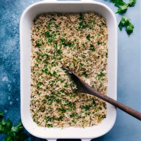 Herb Rice (In ONE Dish!) - Chelsea's Messy Apron