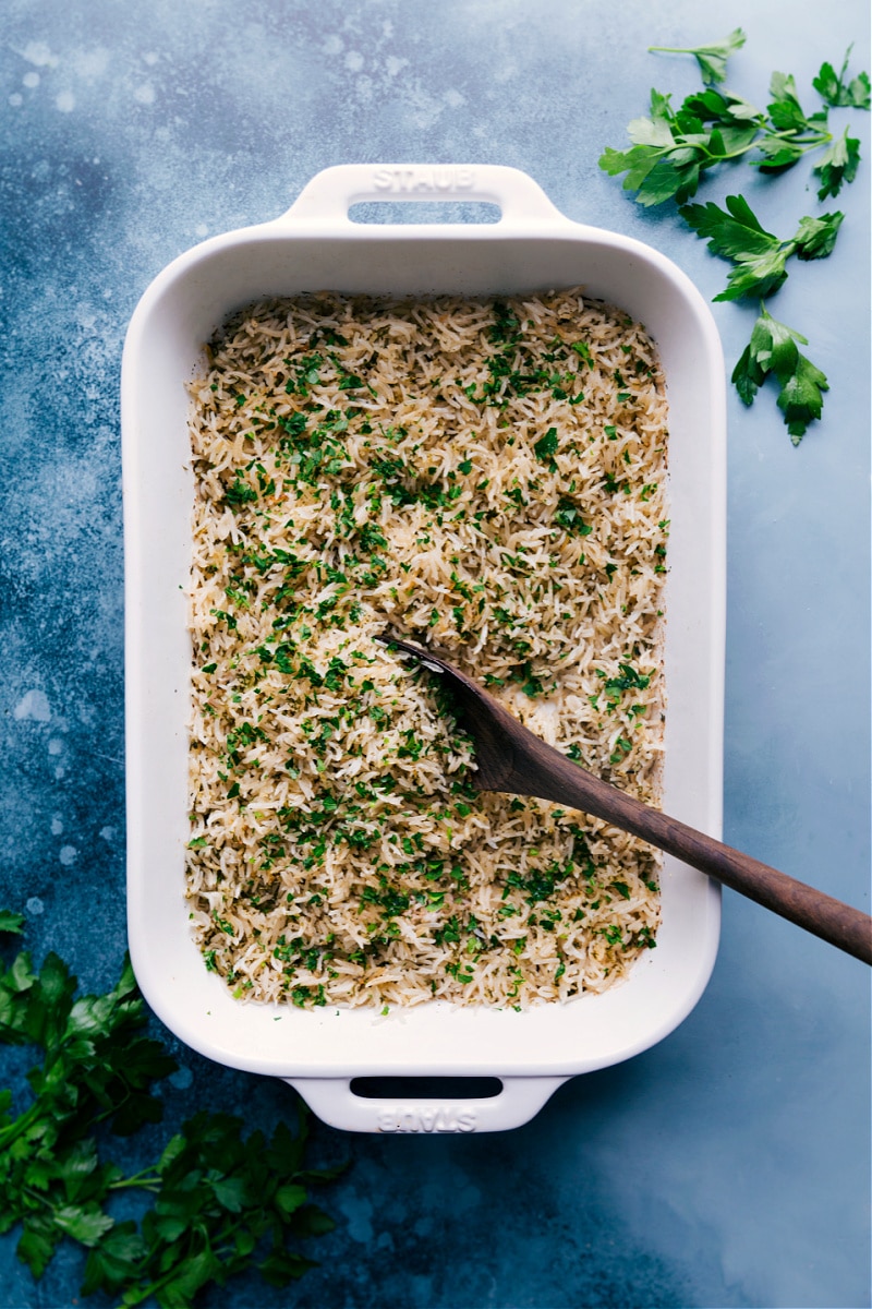 Overhead image of Herb Rice