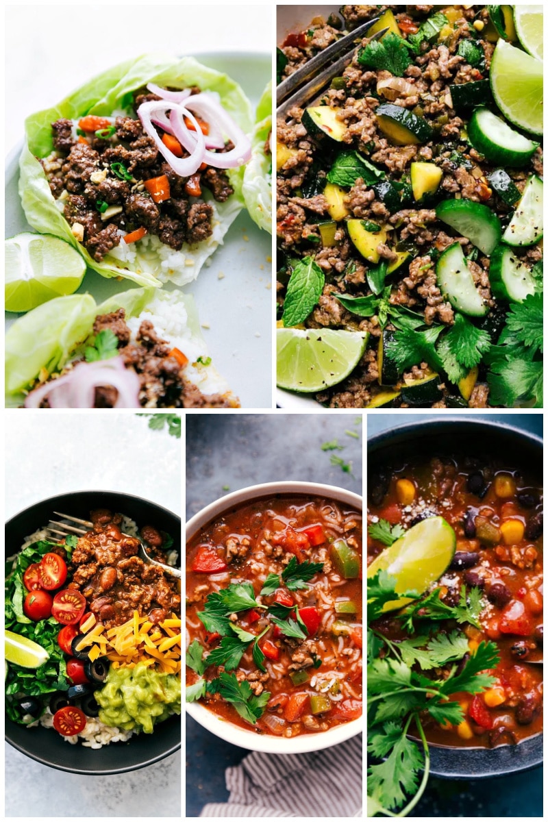 Images of the healthy ground beef recipes