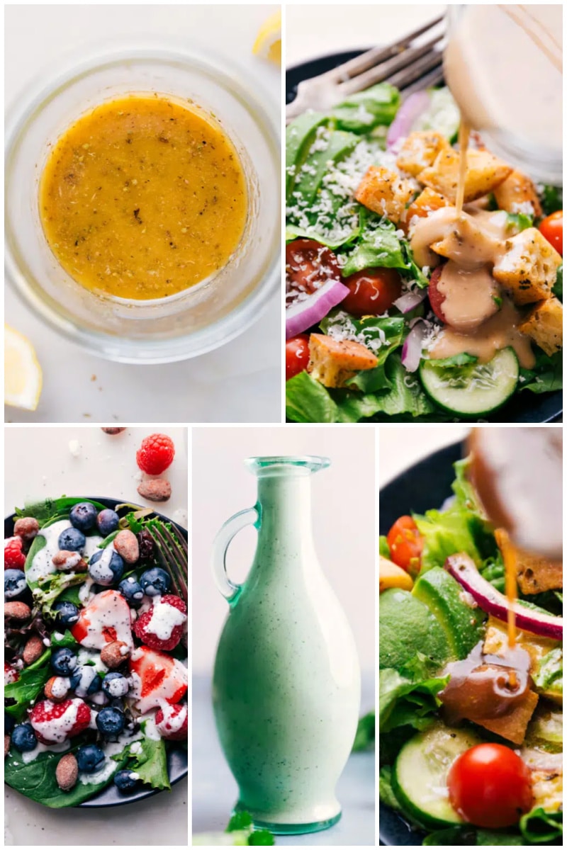 Images of dressings on the site
