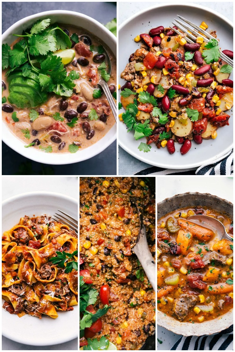 Collage of Dump and Go recipes