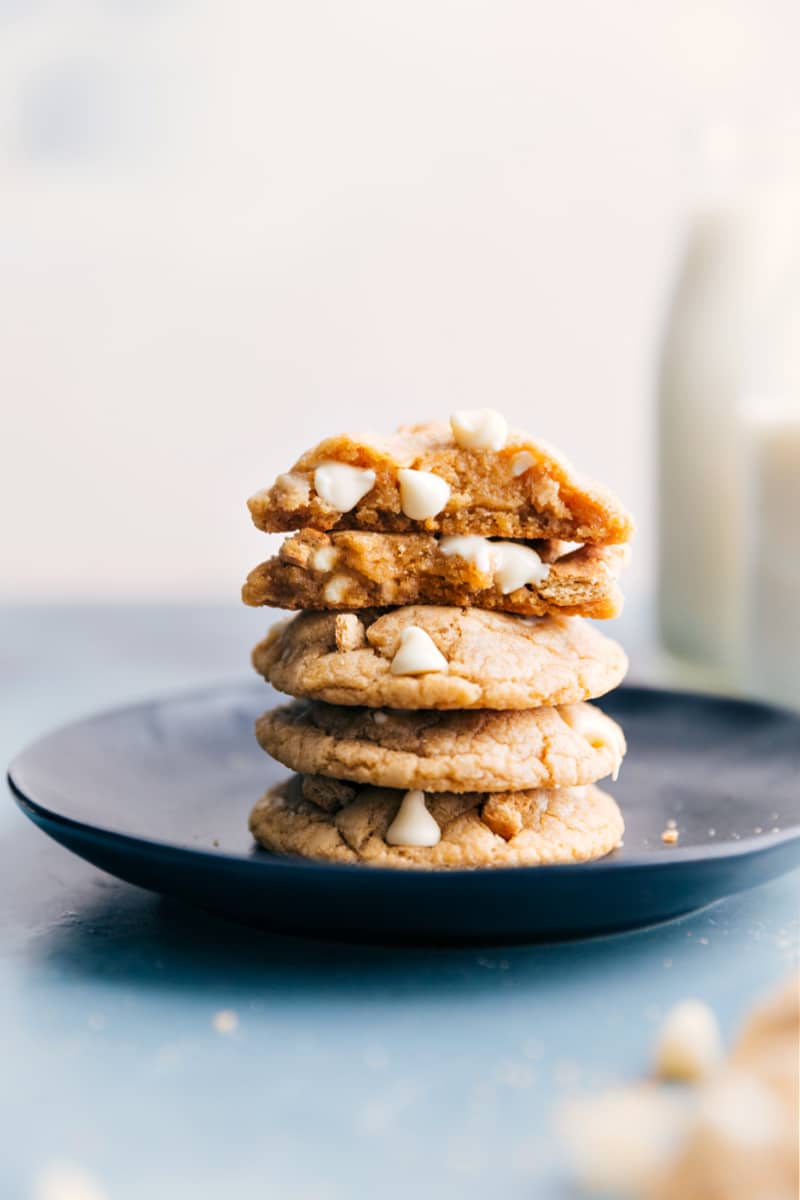 Image of the Graham Cracker Cookies stacked on top of each other