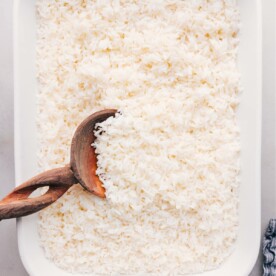 How To Make White Rice fresh out of the oven.