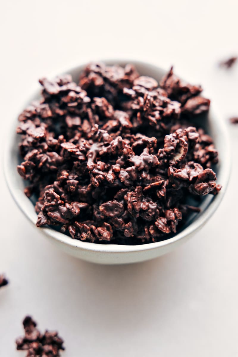 Overhead image of Buncha Crunch in a bowl ready to be enjoyed