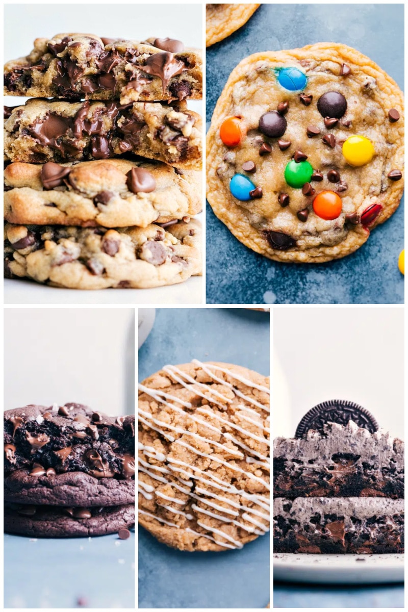 Collage of Bakery-Style Cookies