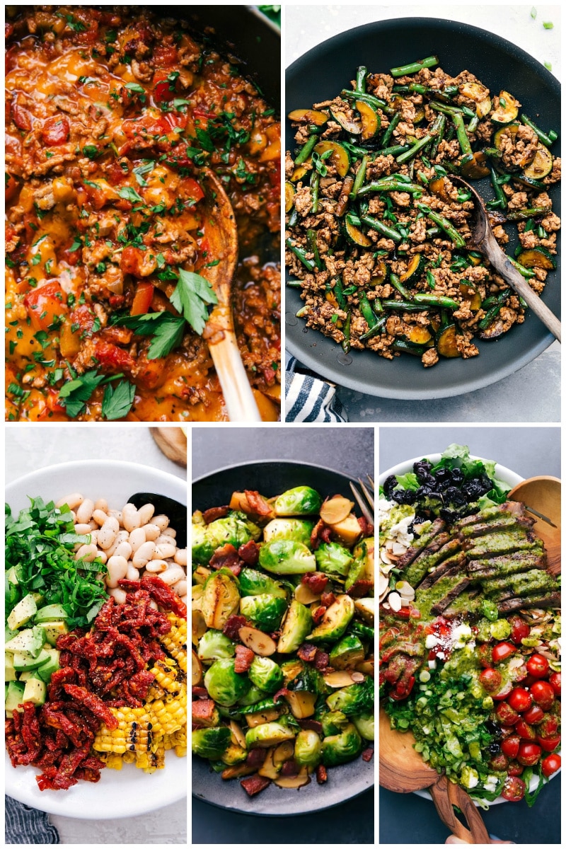 Collage of Keto recipes