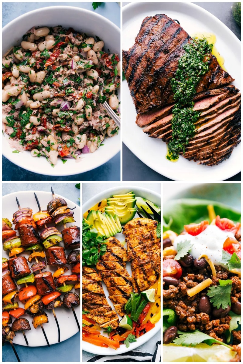 Collage of Keto recipes