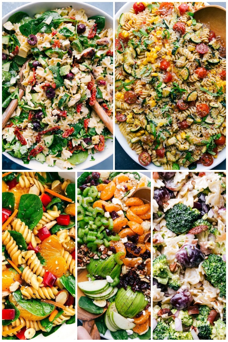 Collage of Pasta Salad Recipes
