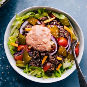 Sweet Potato & Black Bean Burrito Bowls