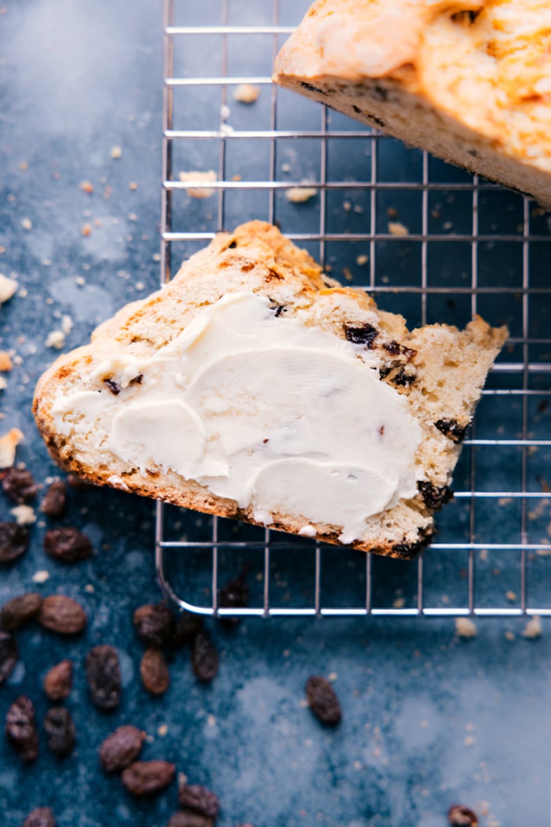 Image of a slice of the Irish Soda Bread