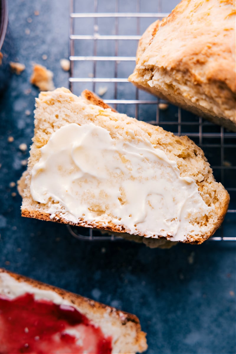 Overhead image of No-Yeast Bread