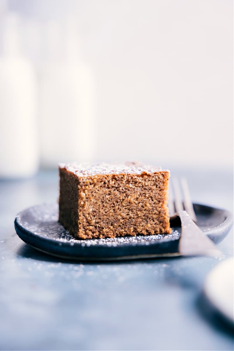 Image of the Healthy Apple Cake on a plate